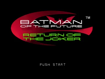 Batman of the Future - Return of the Joker (Europe) (En,Fr,De) screen shot title